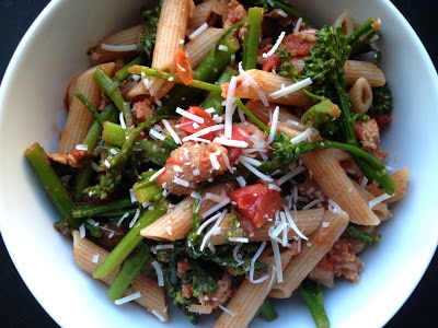 whole-wheat-penne-with-sausage-and-broccoli-rabe