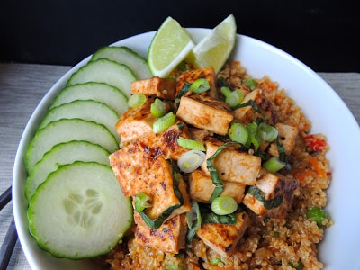 Basil-tofu-bowl-with-stir-fried-quinoa