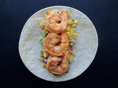 shrimp-tacos-with-corn-salsa-and-chipotle-avocado-crema-step-by-step-recipe