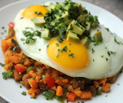 sweet-potato-hash-with-chicken-sausage-and-fried-eggs
