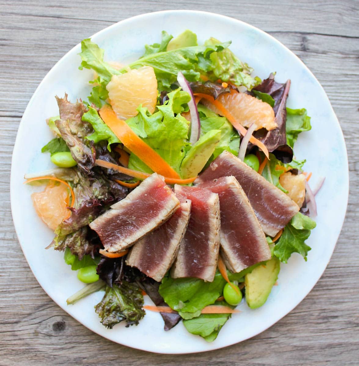 Seared ahi tuna clearance recipe