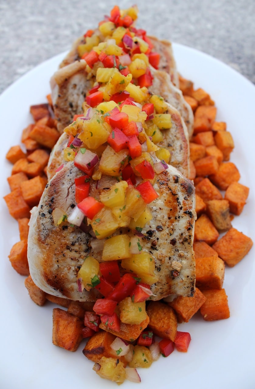 pork-chops-with-grilled-pineapple-salsa-and-spiced-sweet-potatoes-5