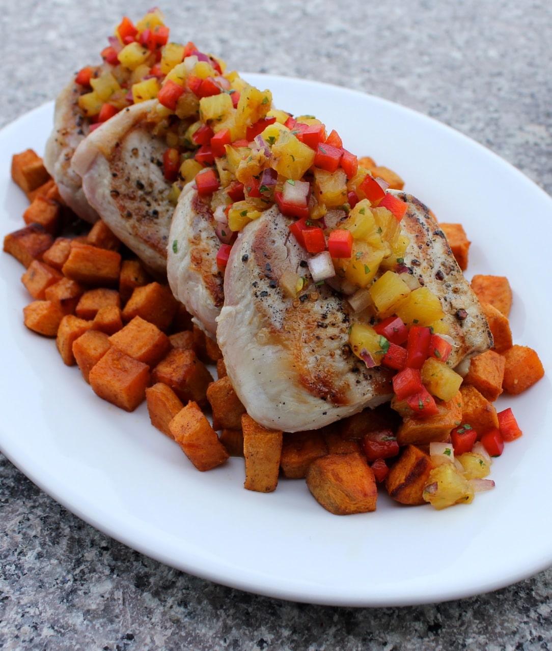 pork-chops-with-grilled-pineapple-salsa-and-spiced-sweet-potatoes-7