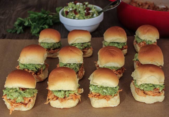 spicy-pulled-chicken-sliders-with-bacon-queso-guacamole-10