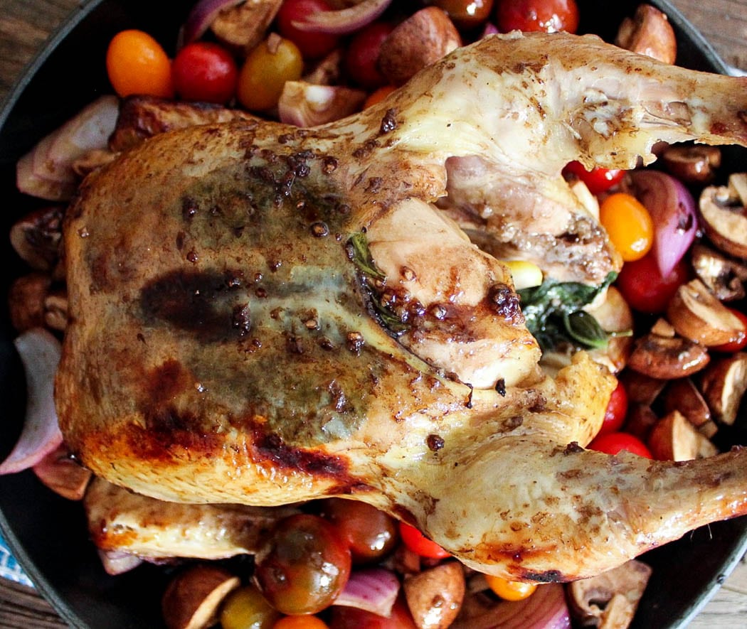 Balsamic-Roast-Chicken-With-Tomatoes-and-Mushrooms-Step-3-2