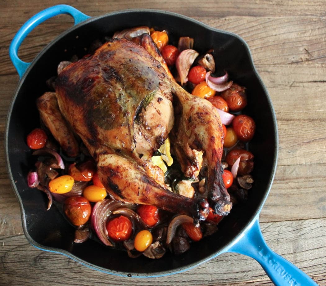 Balsamic-Roast-Chicken-With-Tomatoes-and-Mushrooms-Step-4-2