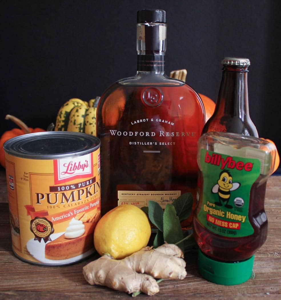 Spiced-pumpkin-punch-with-bourbon-ingredients