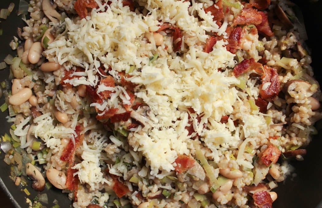 Mushroom-White-Bean-and-Brown-Rice-Casserole-With-Bacon-and-Gruyere-step-7