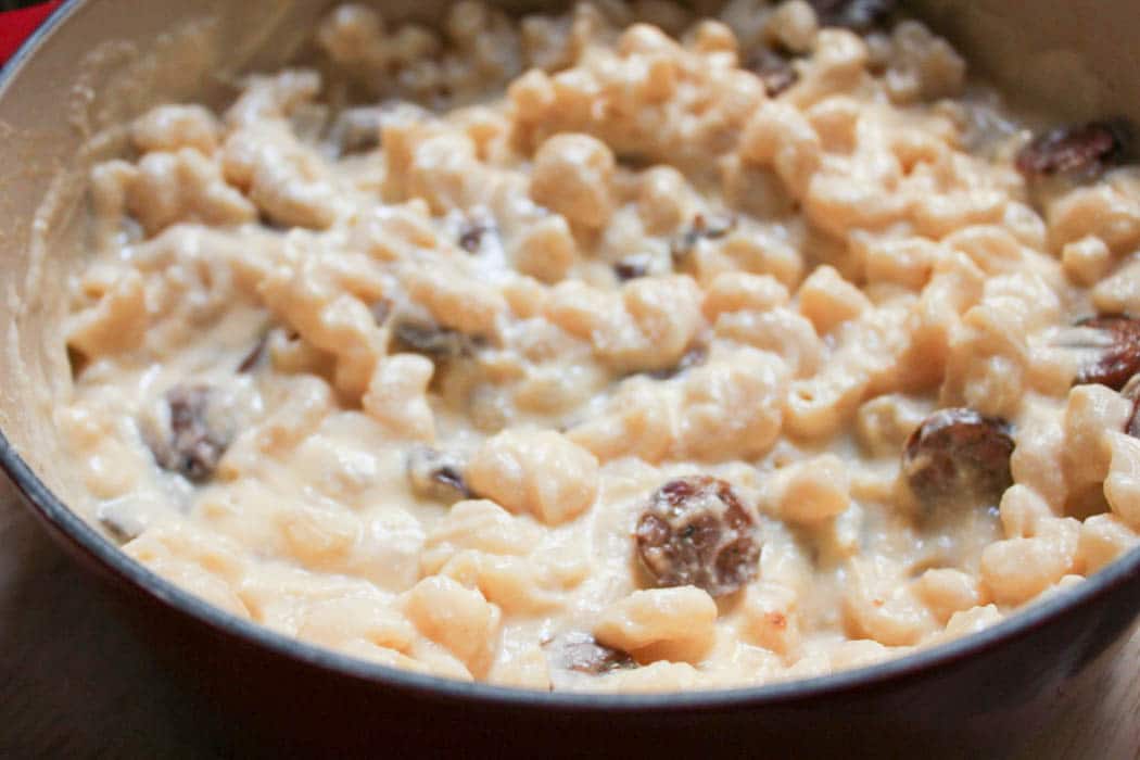 dude-diet-mac-and-cheese-with-cauliflower-cheese-sauce-and-chicken-sausage-step-7