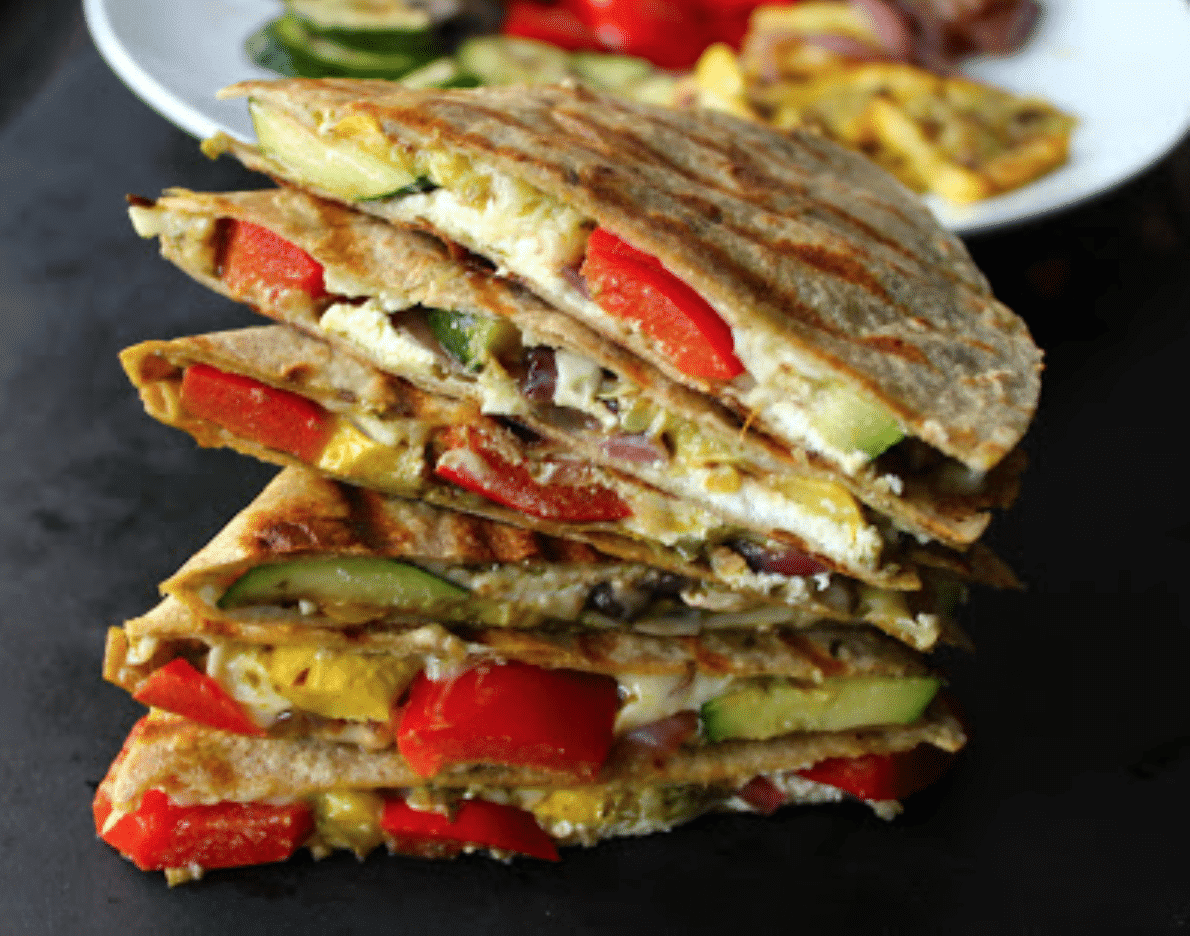 grilled-vegetable-quesadillas-with-goat-cheese-and-pesto