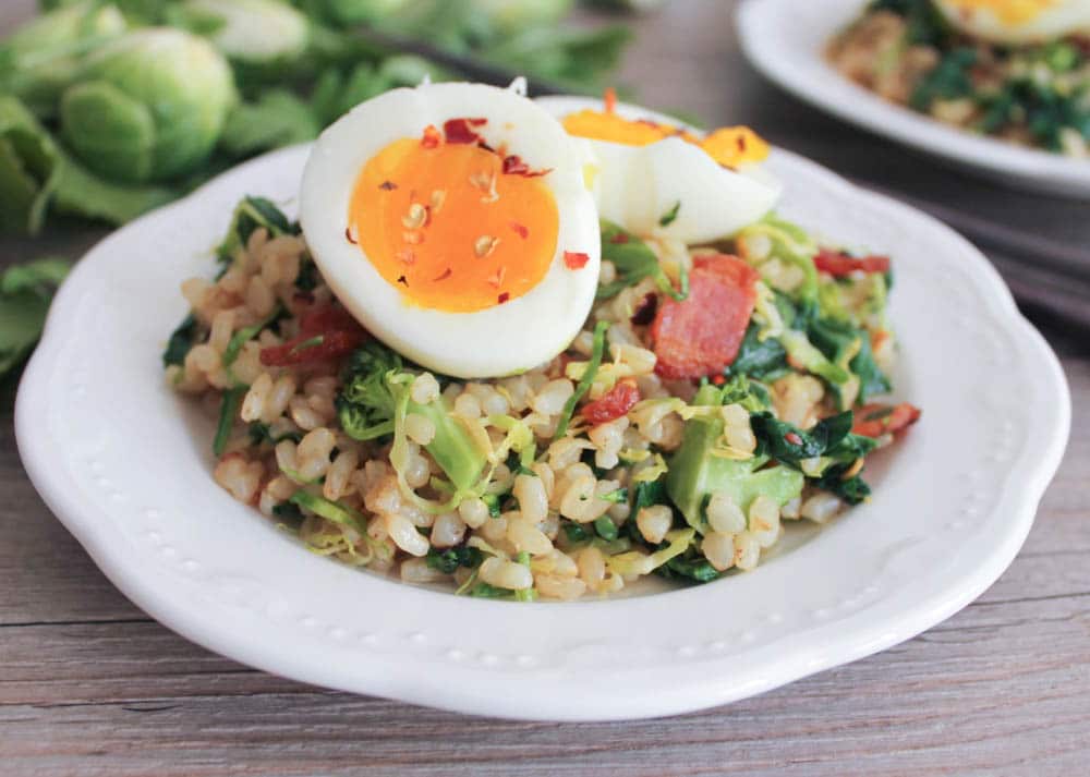 healthy-bacon-fried-brown-rice-with-wilted-greens-and-egg-5