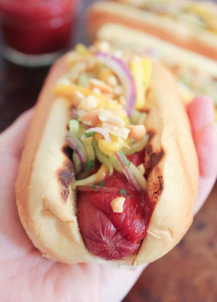 Grilled-Beef-Hot-Dogs-with-Mango-Cucumber-Slaw-and-Srirachup-5
