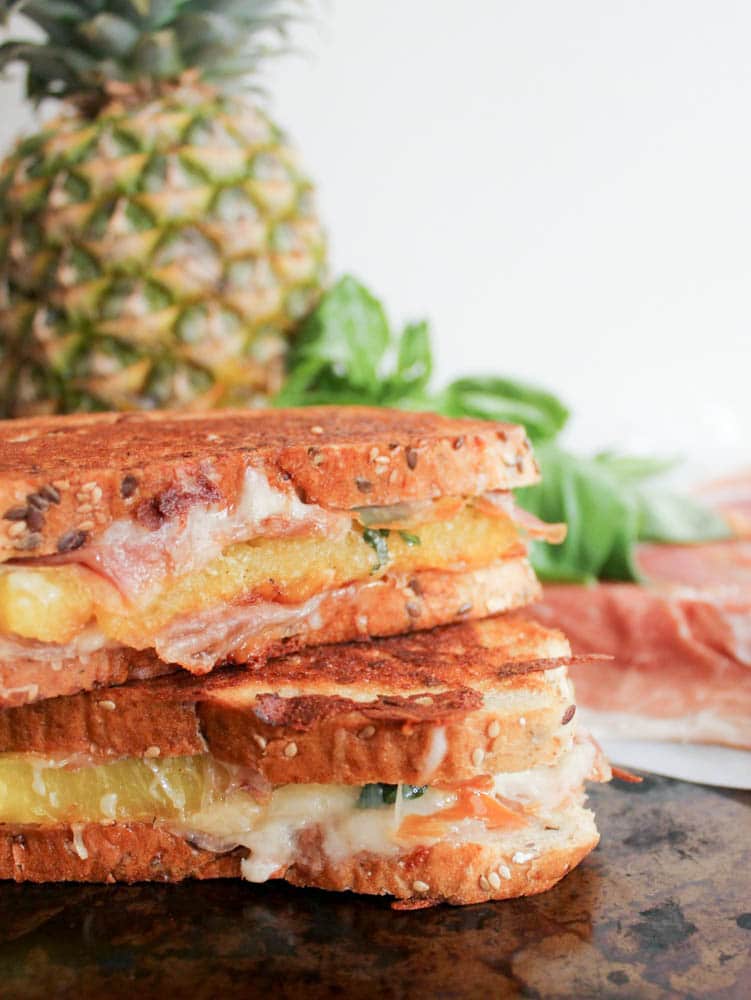 Hawaiian-Grilled-Cheese-With-Grilled-Pineapple-Prosciutto-and-Basil-5