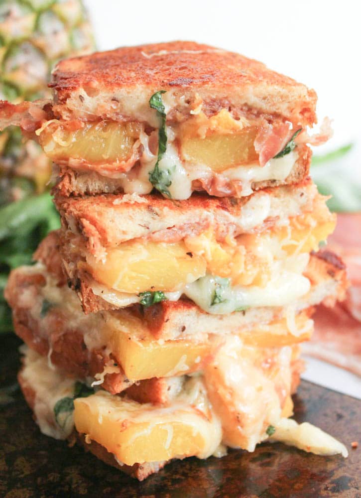 Hawaiian-Grilled-Cheese-With-Grilled-Pineapple-Prosciutto-and-Basil-6