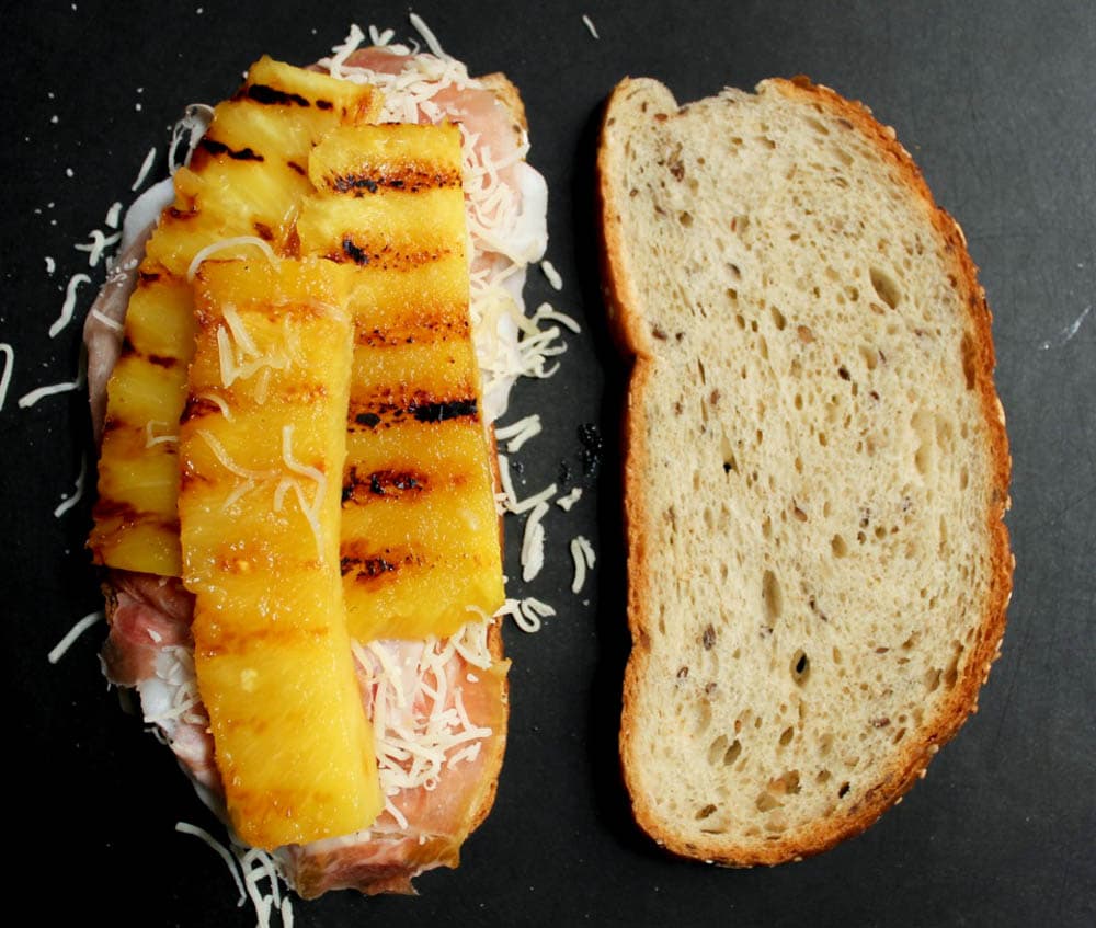 Hawaiian-Grilled-Cheese-With-Grilled-Pineapple-Prosciutto-and-Basil-step-6