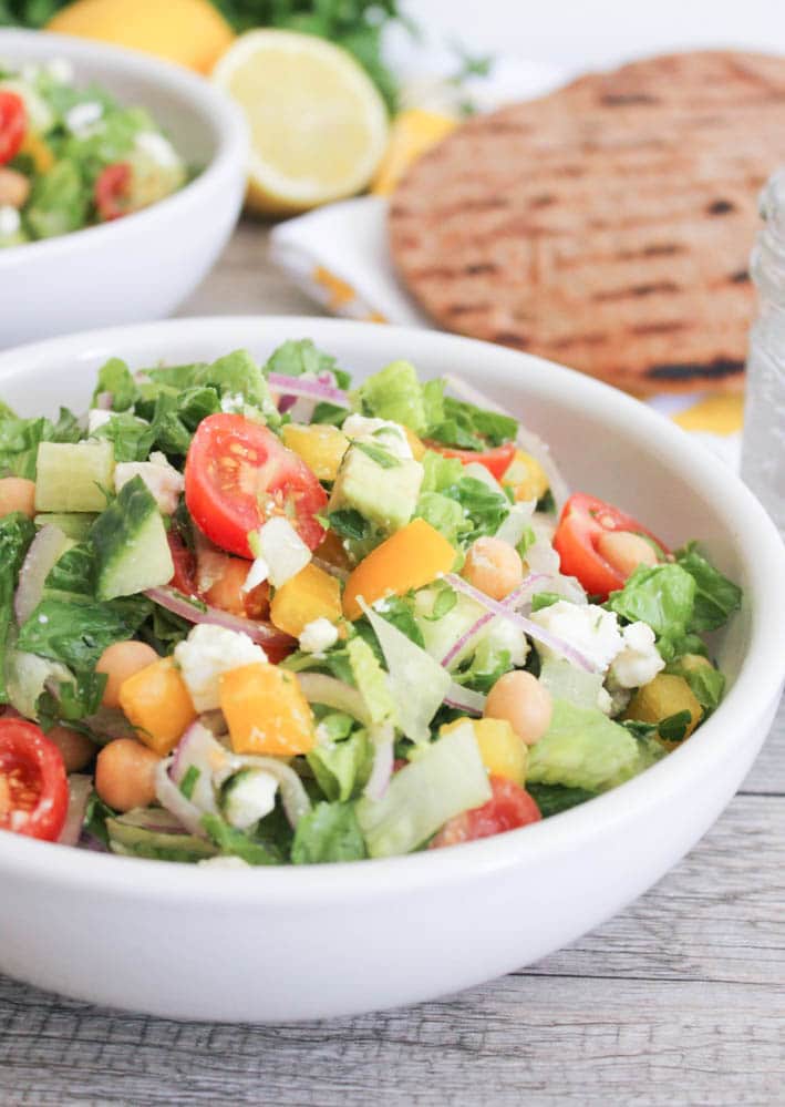 Chopped-Greek-Salad-With-Avocado-Chickpeas-and-Lemon-Dressing-4