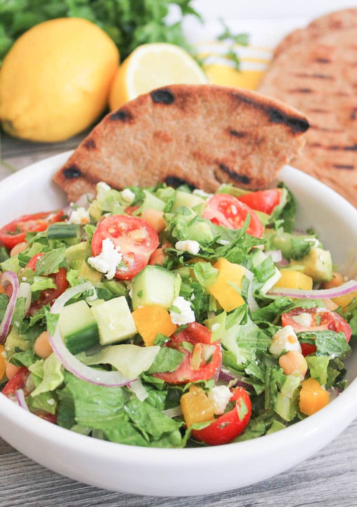 Chopped-Greek-Salad-With-Avocado-Chickpeas-and-Lemon-Dressing-7