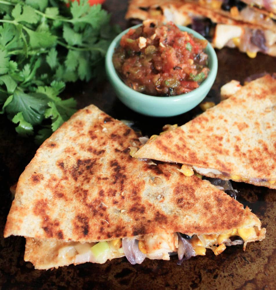 Spicy-Chicken-Quesadillas-with-Corn-Black-Beans-and-Caramelized-Onions-5