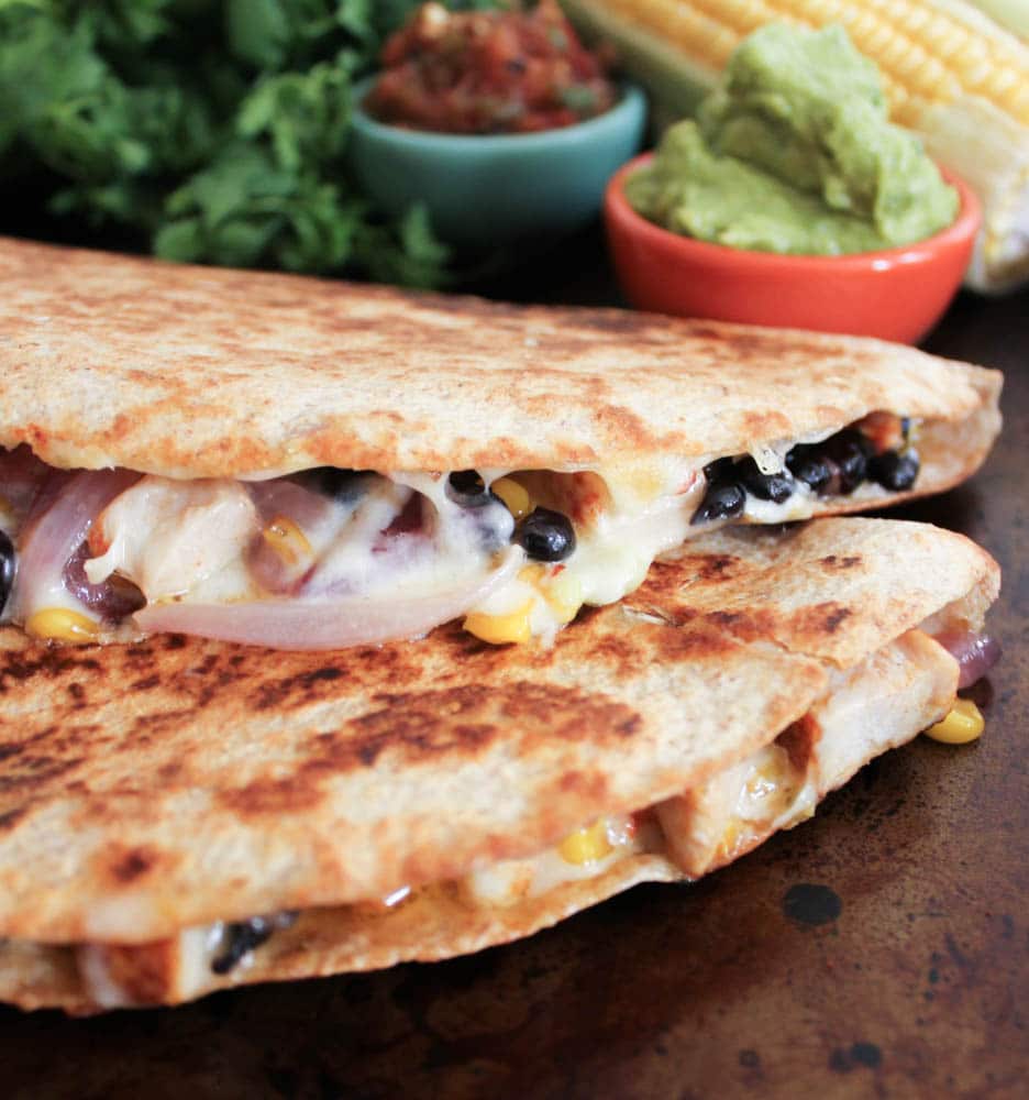 Spicy-Chicken-Quesadillas-with-Corn-Black-Beans-and-Caramelized-Onions-9