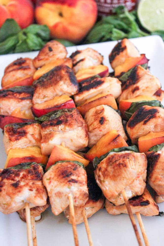 Sriracha-glazed-grilled-chicken-skewers-with-peaches-and-basil-2