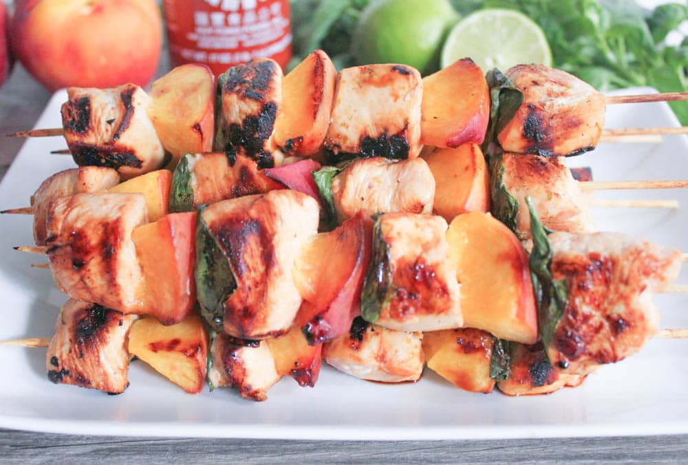 Sriracha-glazed-grilled-chicken-skewers-with-peaches-and-basil-5