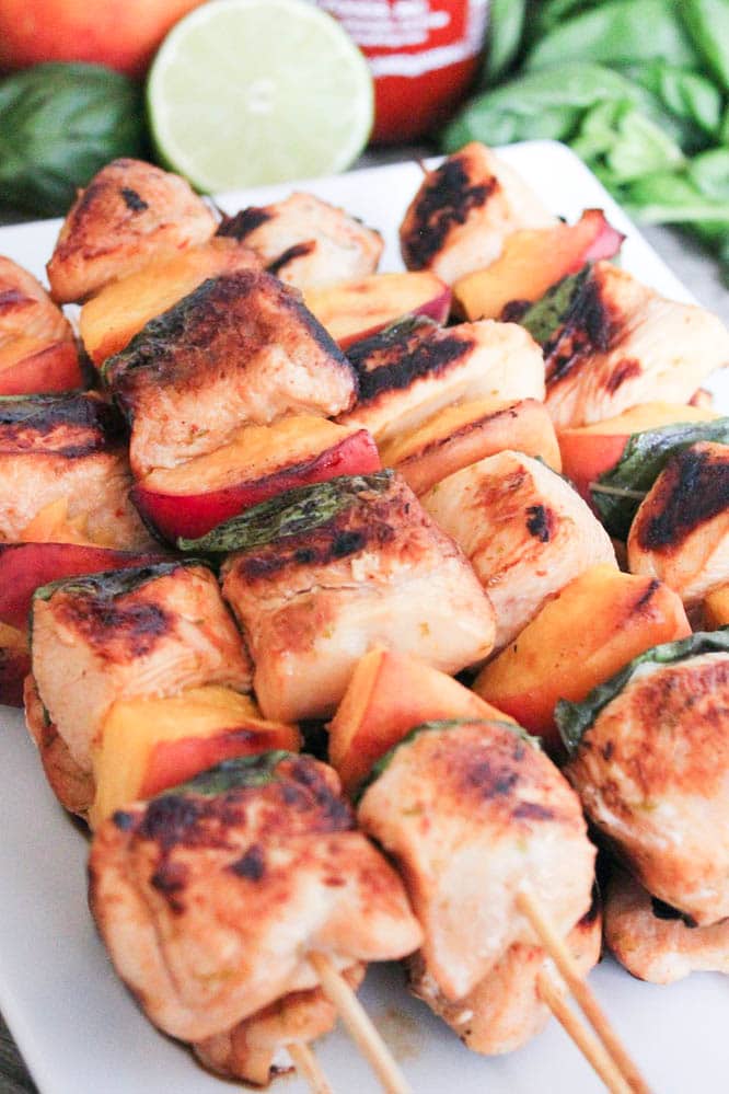 Sriracha-glazed-grilled-chicken-skewers-with-peaches-and-basil-6