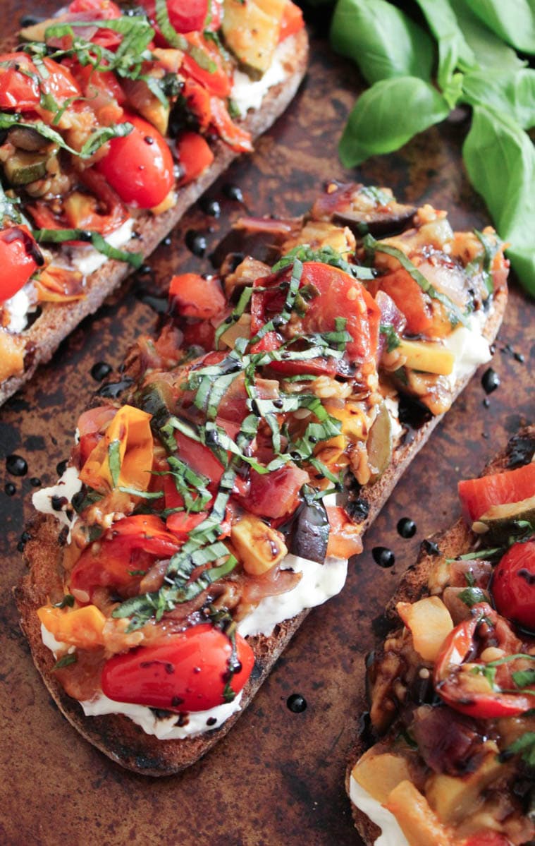 Ratatouille-Tartines-with-burrata-and-honey-balsamic-drizzle-11