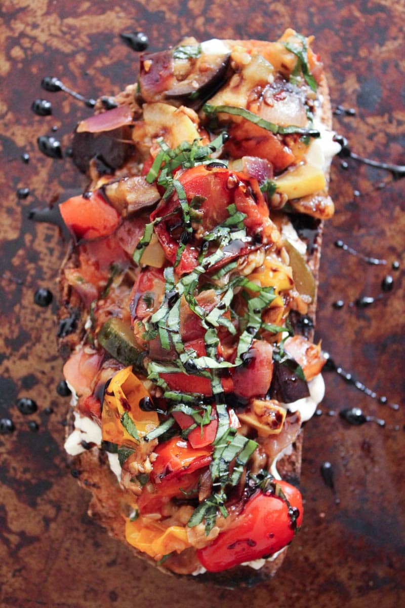 Ratatouille-Tartines-with-burrata-and-honey-balsamic-drizzle-13