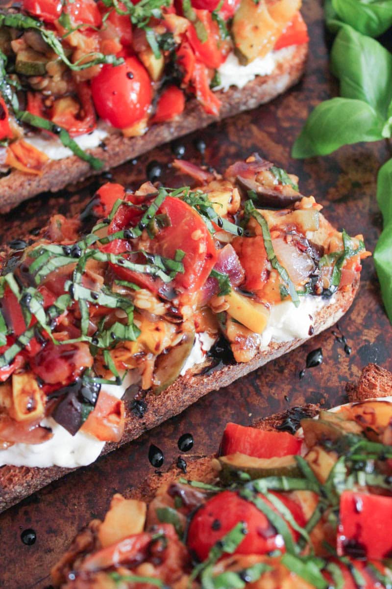 Ratatouille-Tartines-with-burrata-and-honey-balsamic-drizzle-4