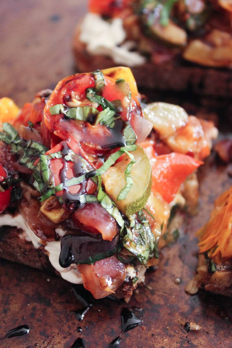 Ratatouille-Tartines-with-burrata-and-honey-balsamic-drizzle-7