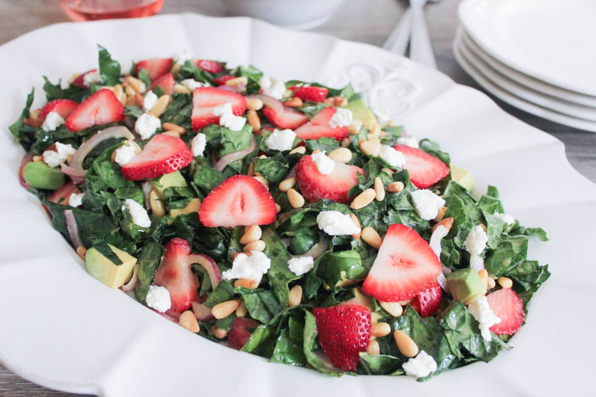 Summer-Kale-Salad-with-Strawberries-Avocado-Pine-Nuts-and-Goat-Cheese-7