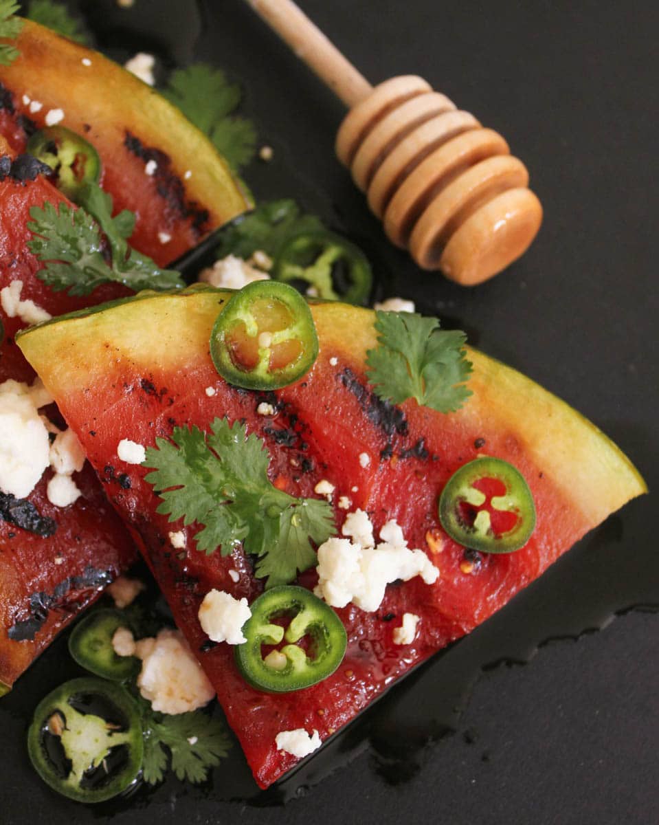 Grilled-Watermelon-with-Jalapeños-Feta-and-Honey-5
