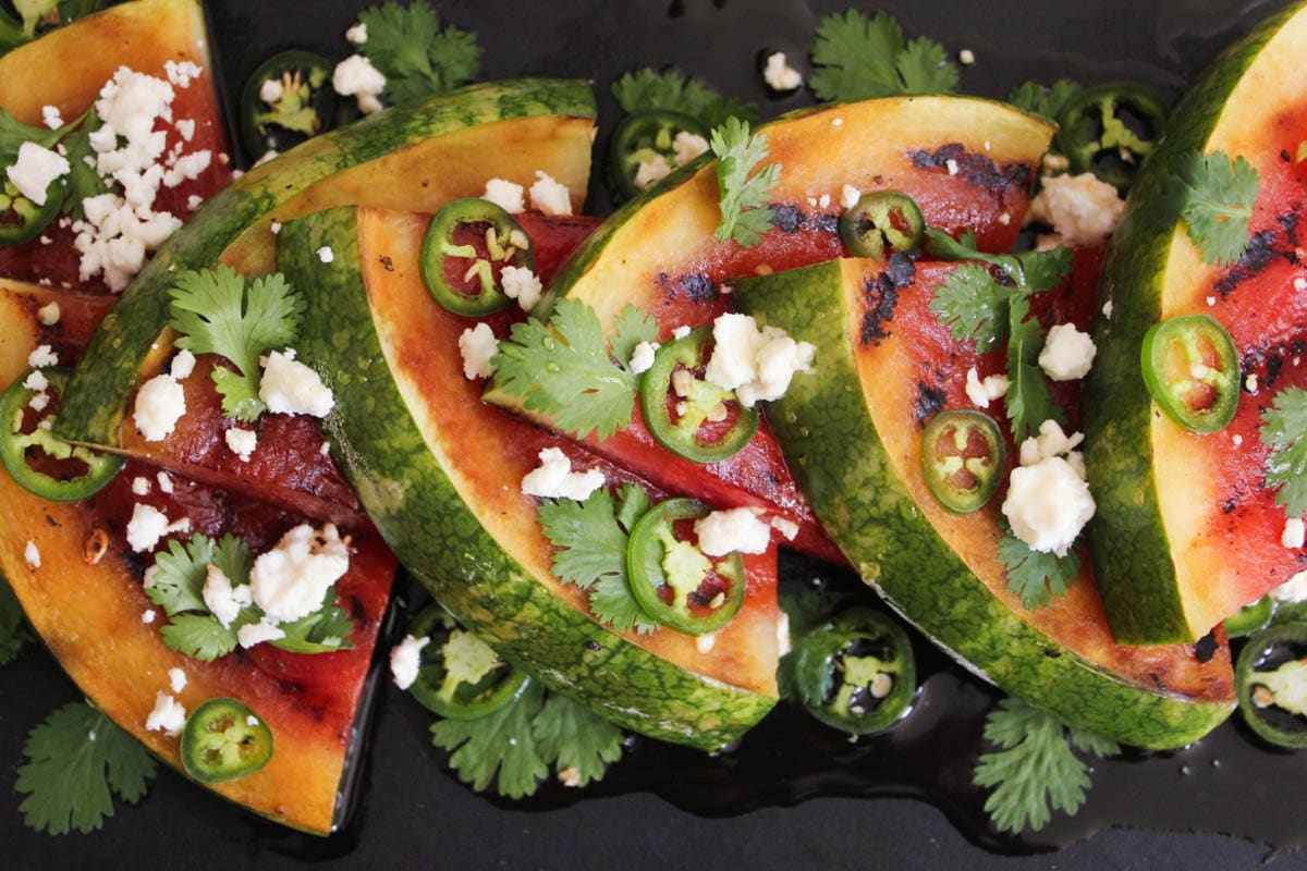Grilled-Watermelon-with-Jalapeños-Feta-and-Honey-8