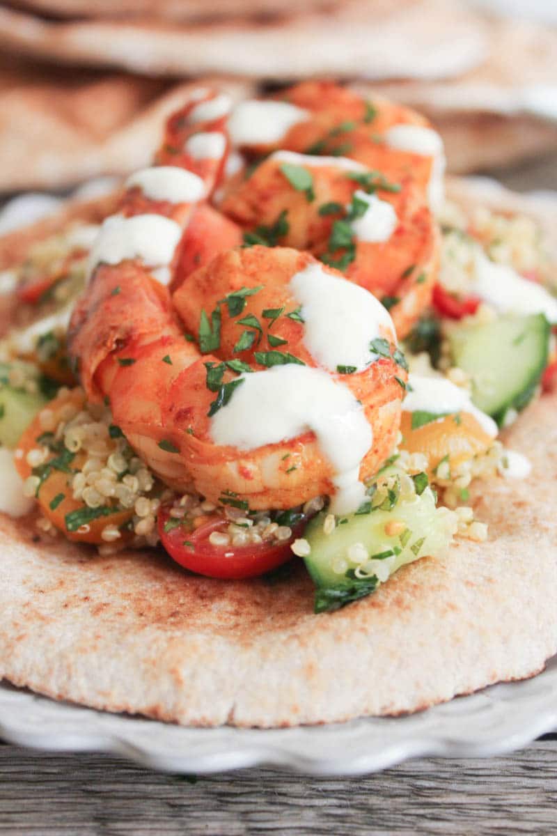 Smoky-Paprika-Grilled-Shrimp-with-Quinoa-Tabbouleh-and-Yogurt-Sauce-4