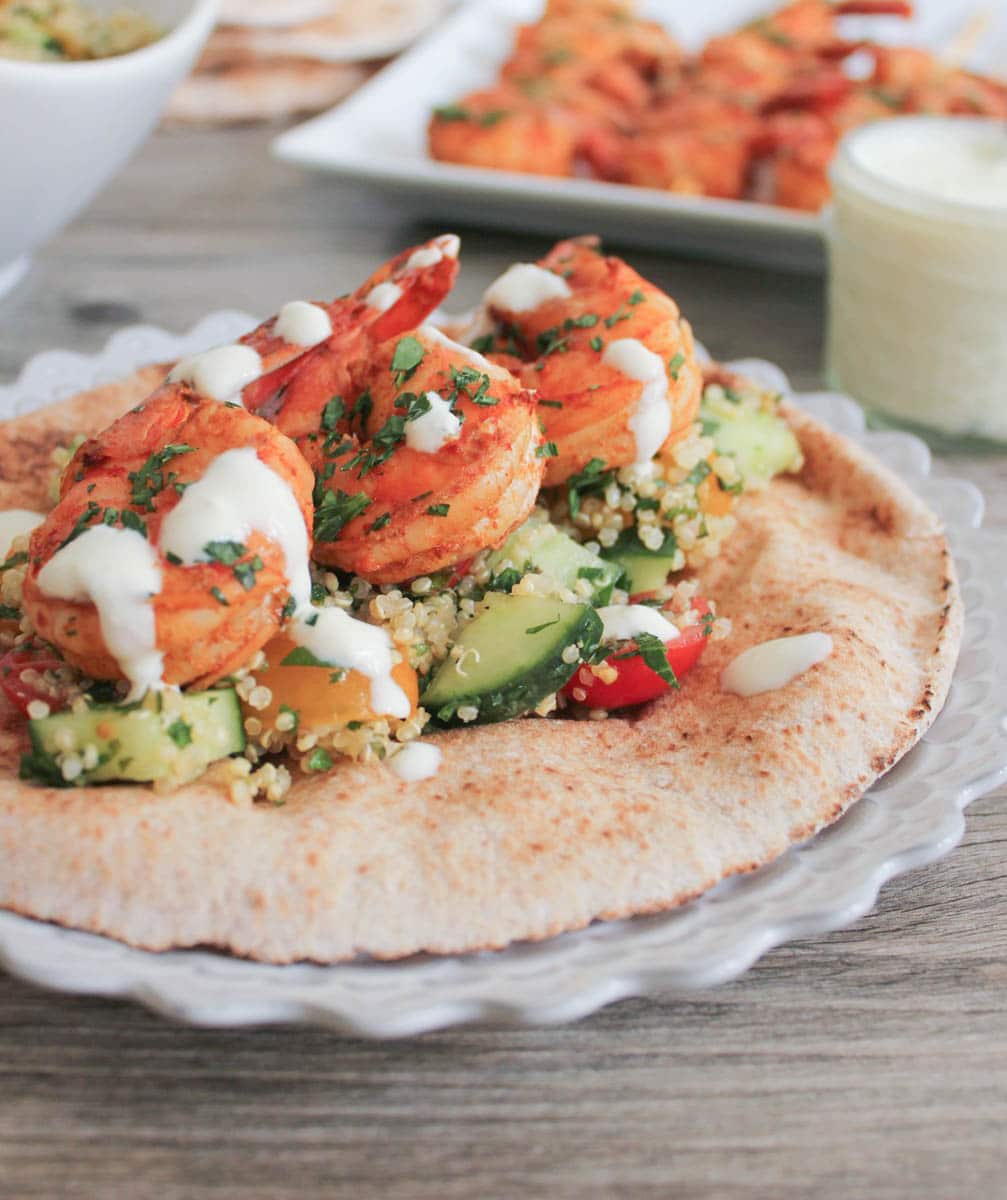 Smoky-Paprika-Grilled-Shrimp-with-Quinoa-Tabbouleh-and-Yogurt-Sauce