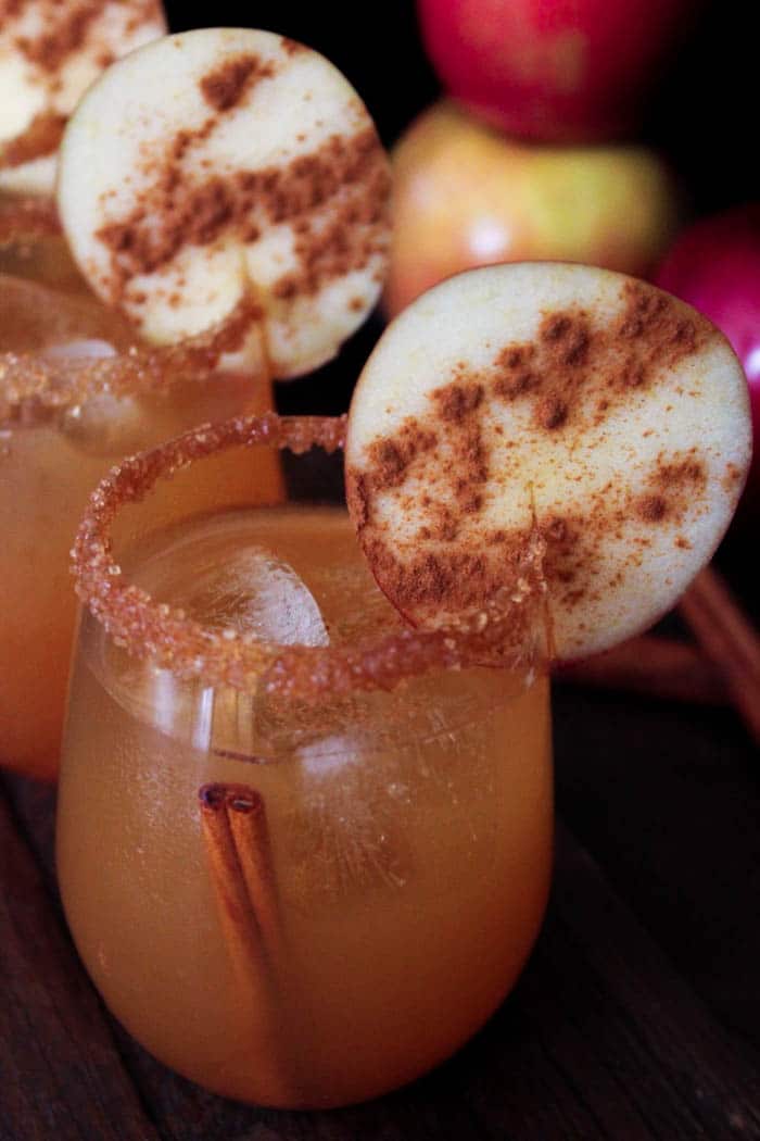 Spiced Apple Cider Margaritas