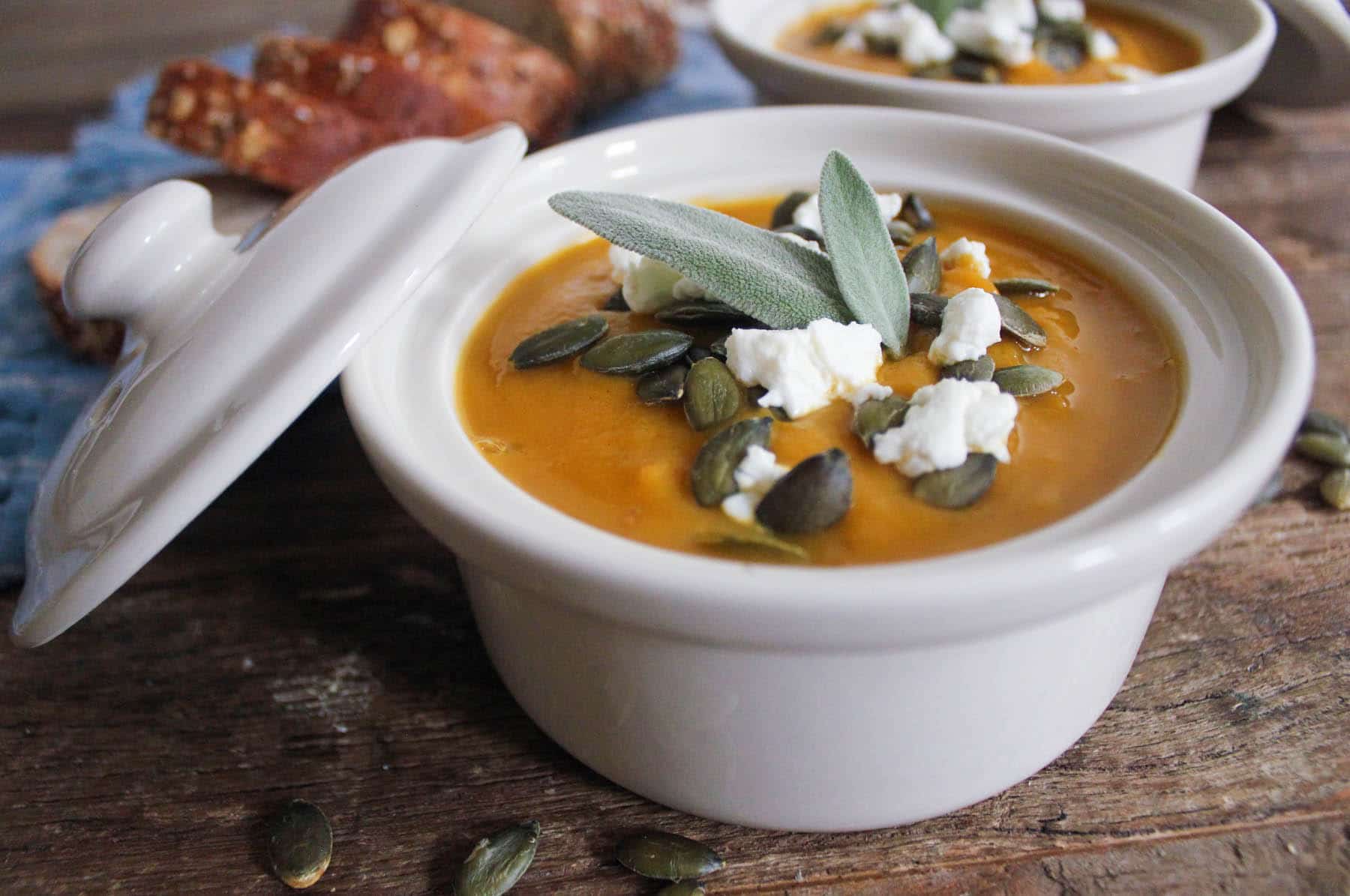 Butternut-Squash-Soup-with-Roasted-Garlic-Goat-Cheese-and-Pepitas-8