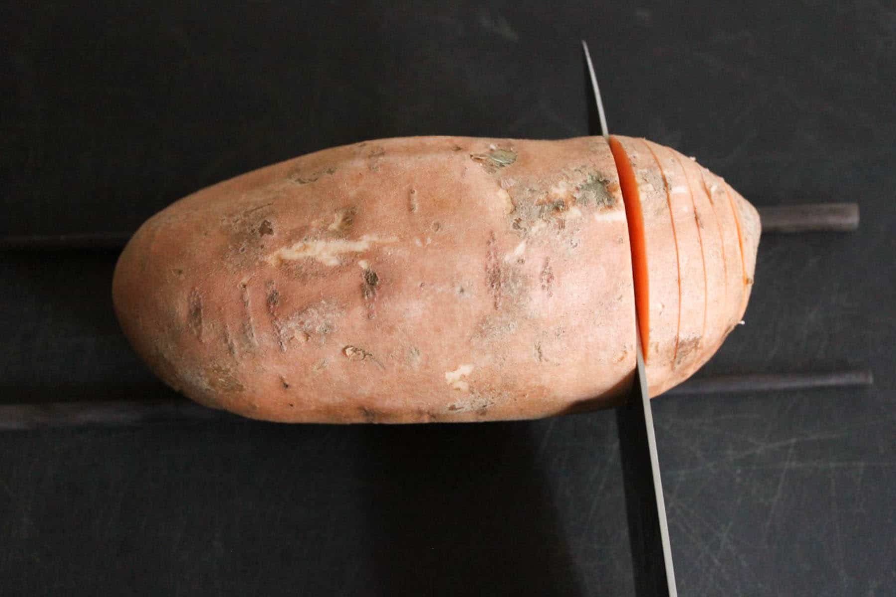 Hasselback-Sweet-Potatoes-with-Sage-and-Parmesan-step-1