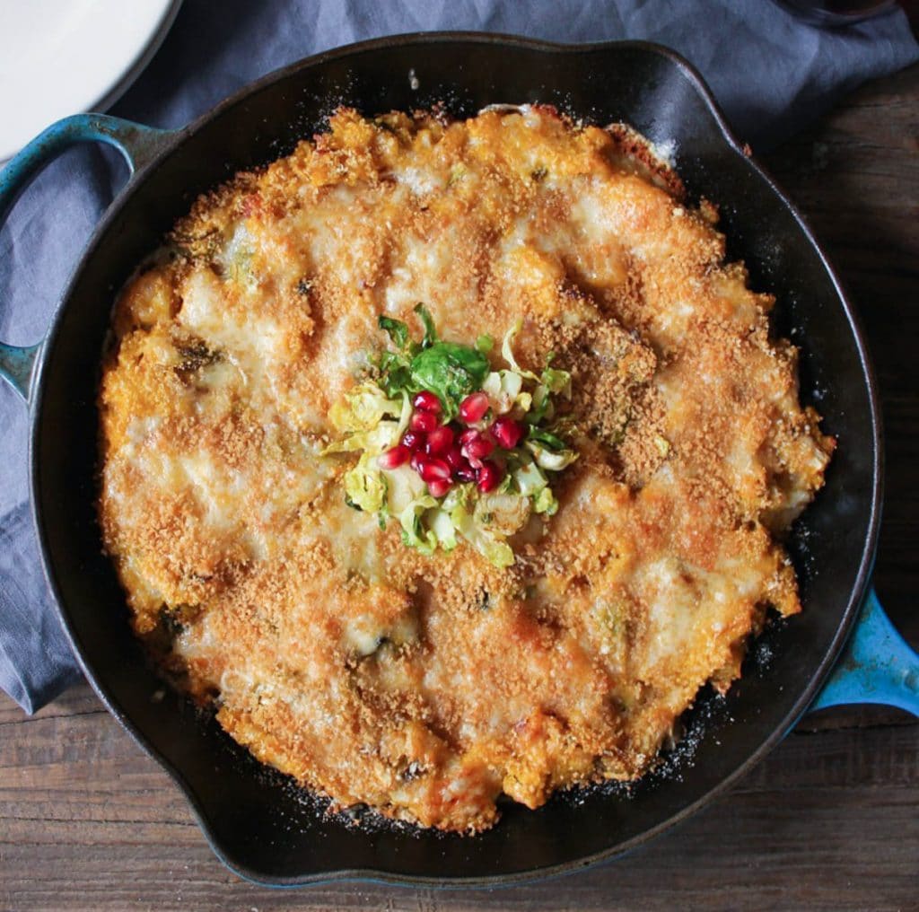 Kabocha Squash Quinoa Bake with Brussels Sprouts and Pancetta ...