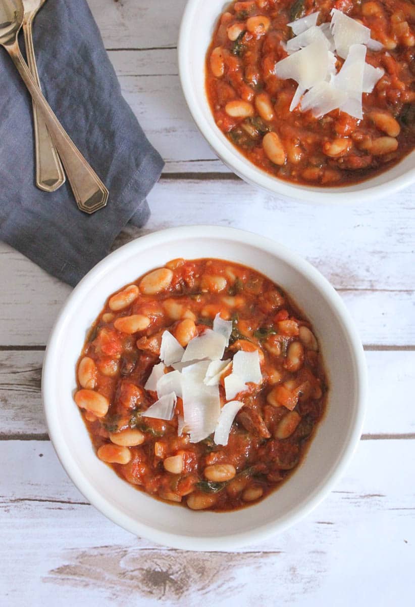 tomato-and-white-bean-stew-with-chicken-sausage
