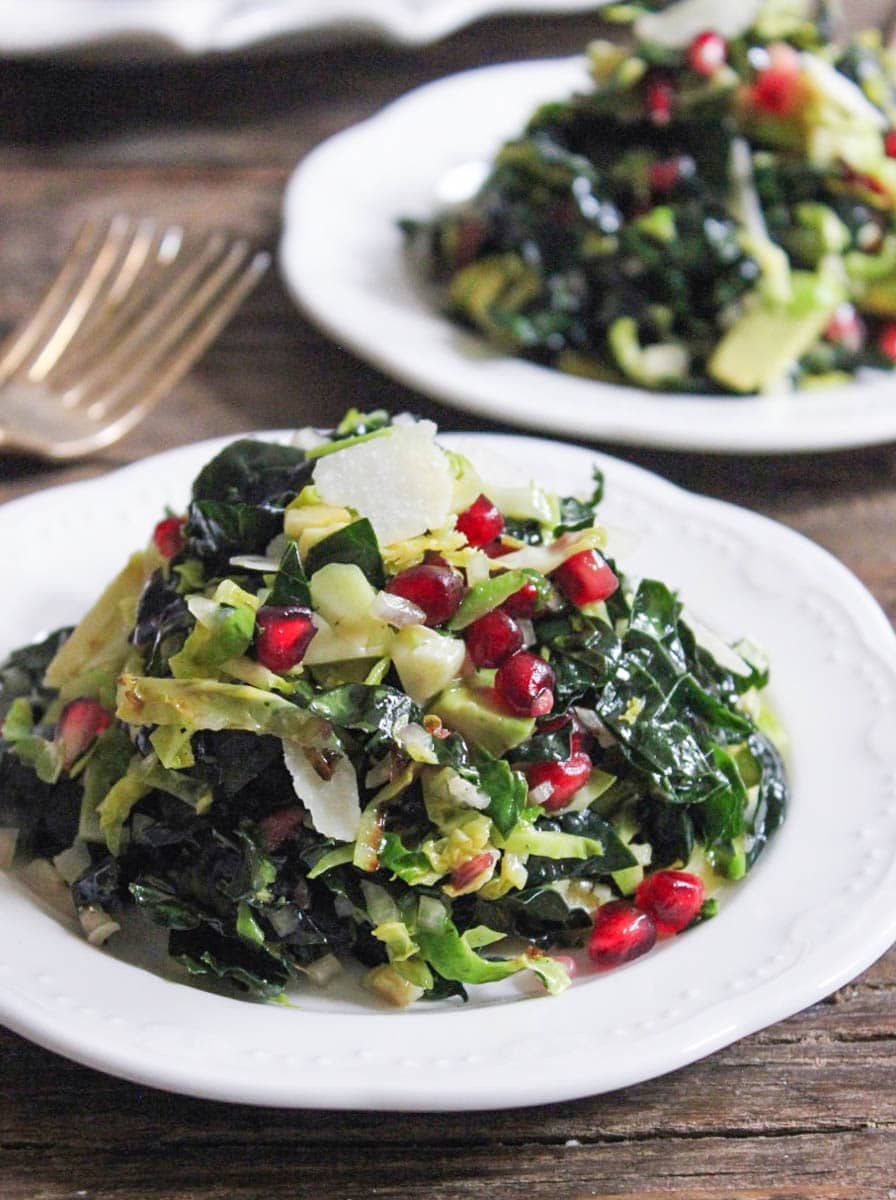 massaged-kale-and-shaved-brussels-sprouts-salad-with-pomegranate-and-avocado-4