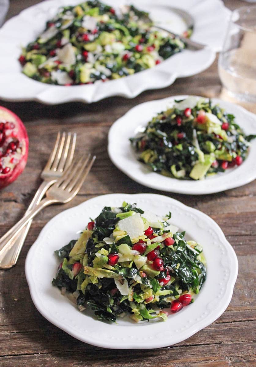 massaged-kale-and-shaved-brussels-sprouts-salad-with-pomegranate-and-avocado
