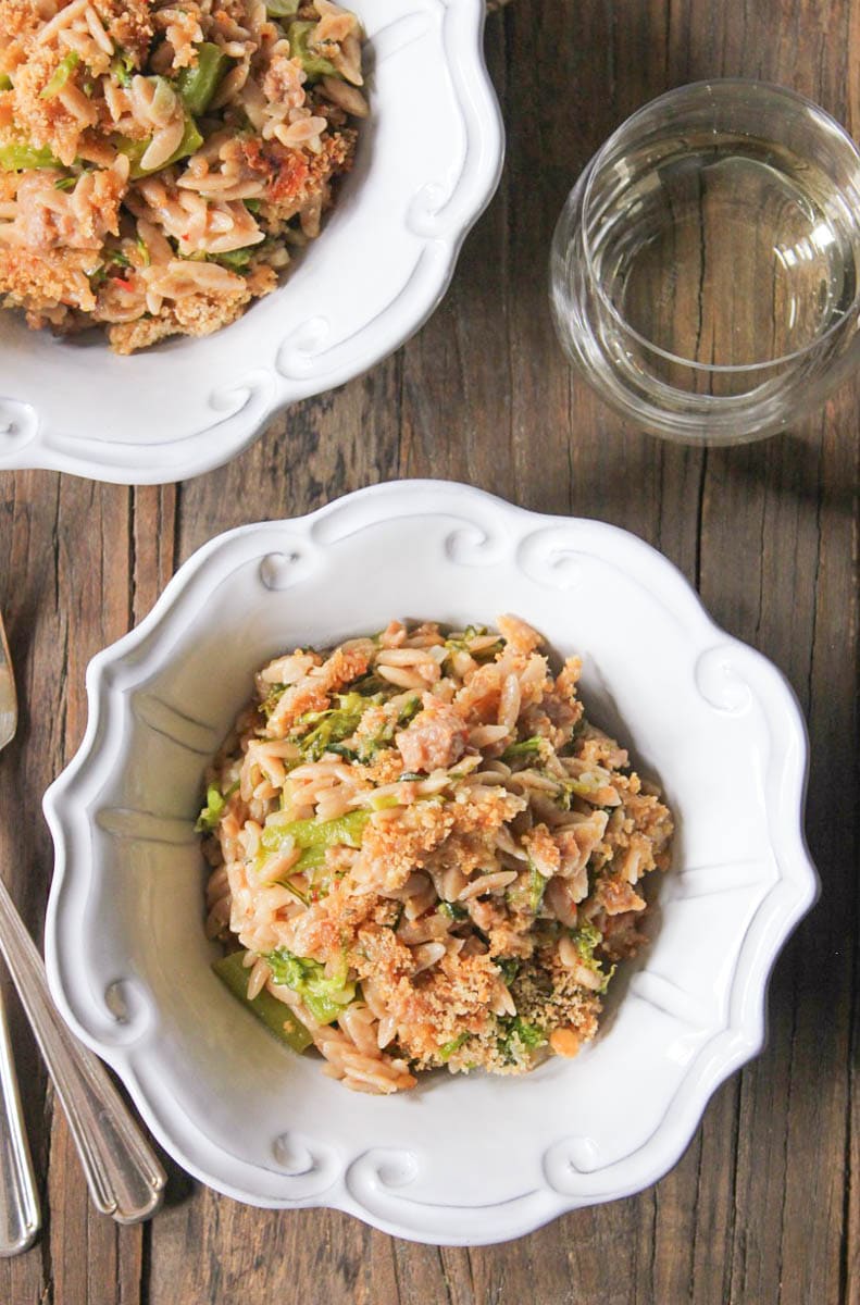 baked-orzo-casserole-with-turkey-sausage-broccolini-fontina-5