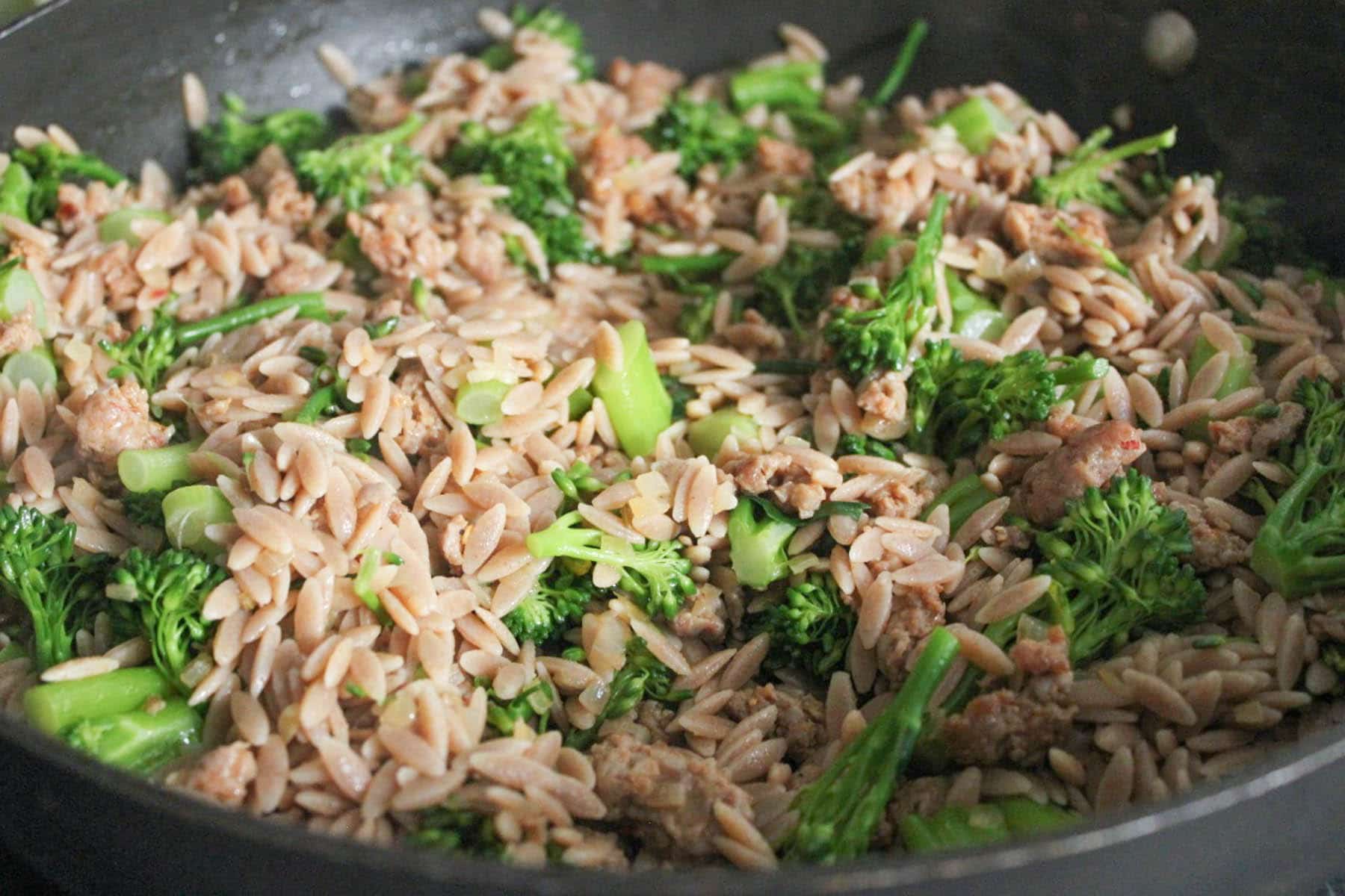 baked-orzo-casserole-with-turkey-sausage-broccolini-fontina-step-6