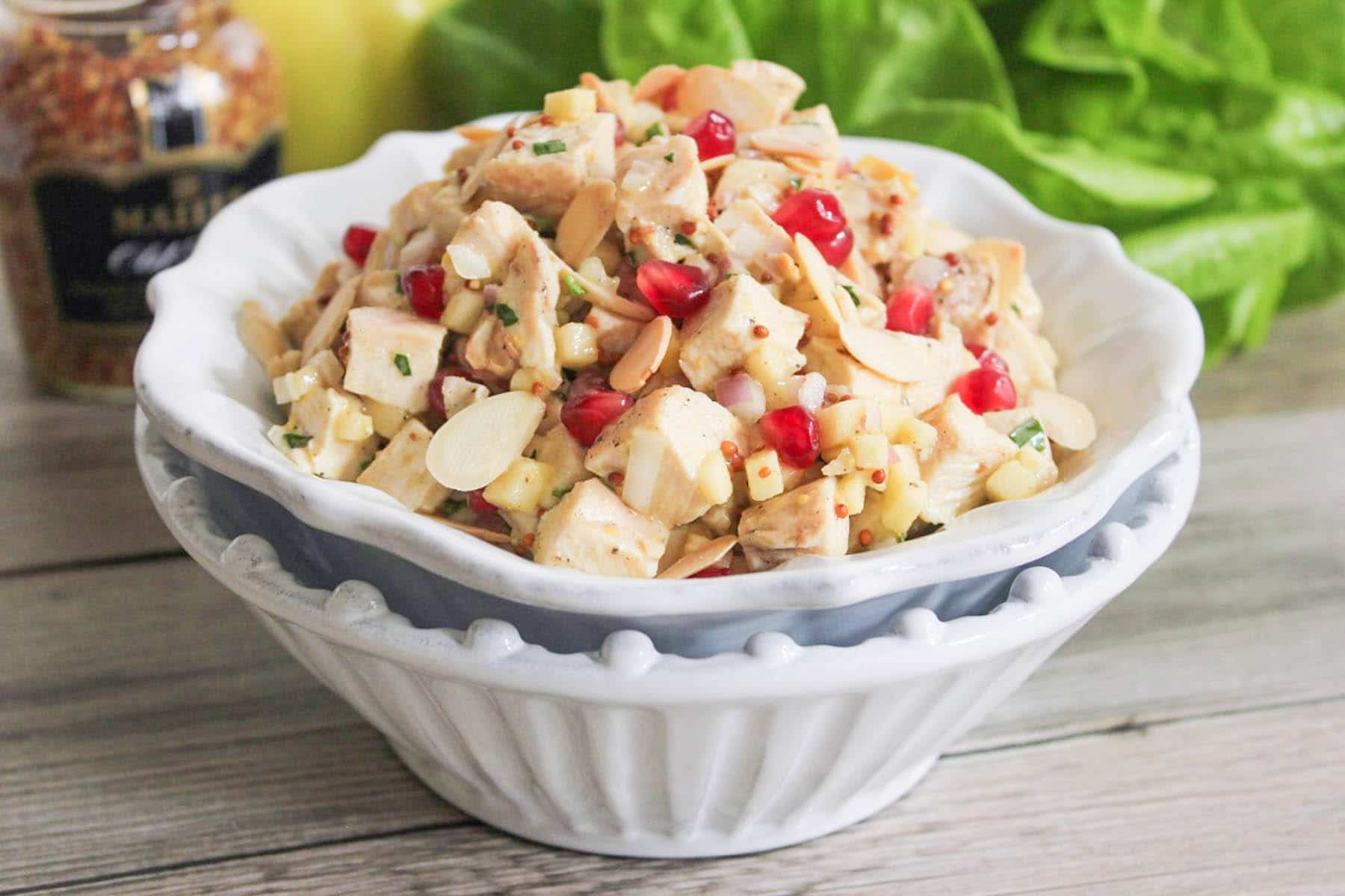 lemon-dijon-chicken-salad-with-pomegranate-and-toasted-almonds-7