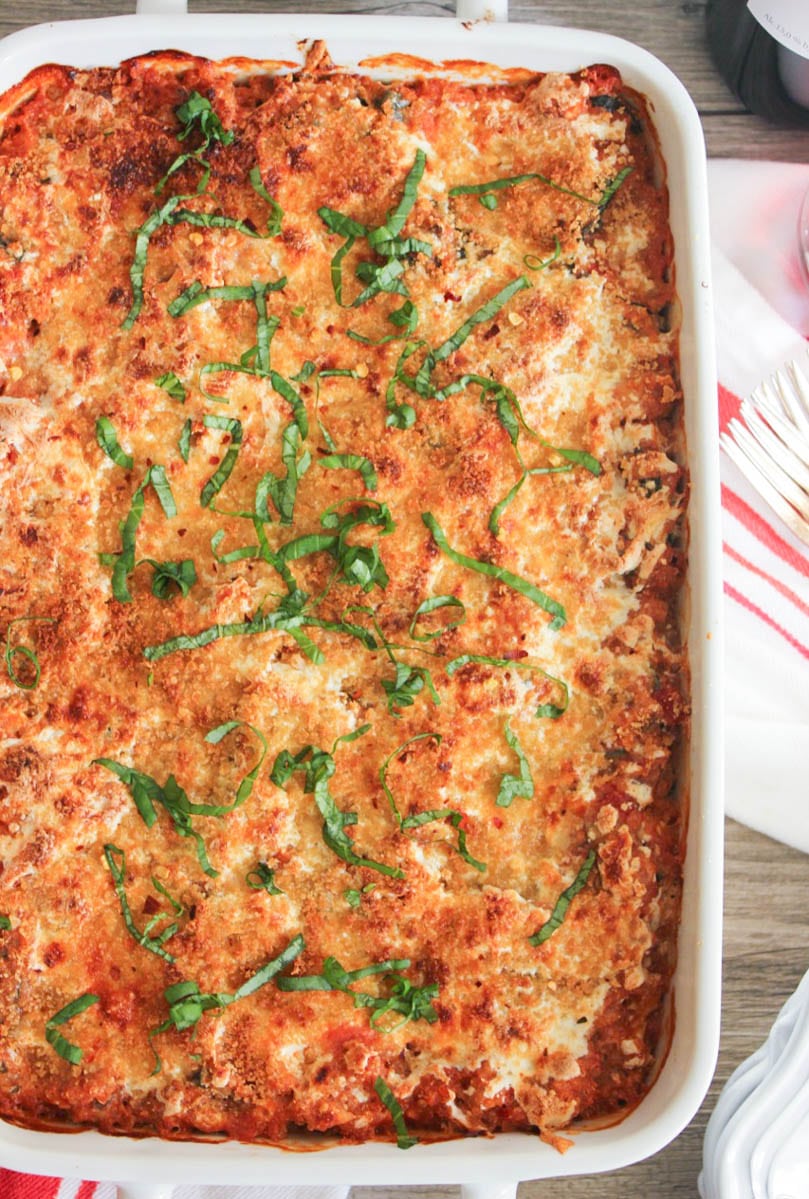 Lasagna-quinoa-bake-with-chicken-spinach-and-mushrooms-8