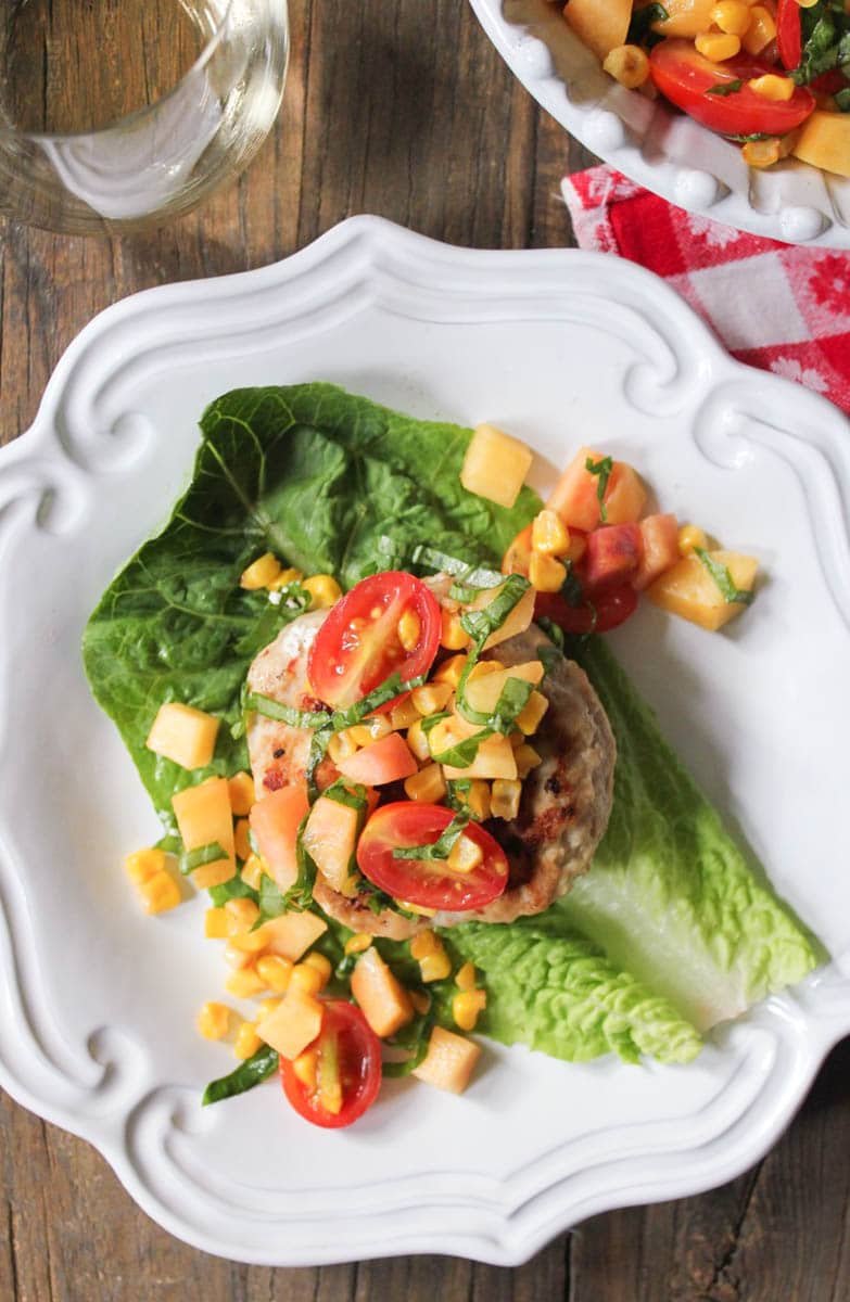 chicken-and-goat-cheese-burgers-with-peaches-corn-and-cherry-tomatoes-6