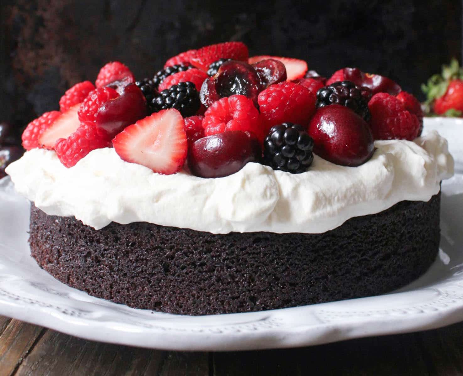 Foolproof-Chocolate-Cake-With-Whipped-Cream-and-Berries-7