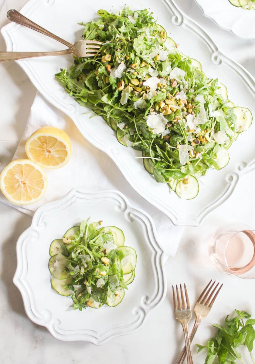 Arugula-Salad-with-Shaved-Zucchini-Pistachios-and-Parmesan-13