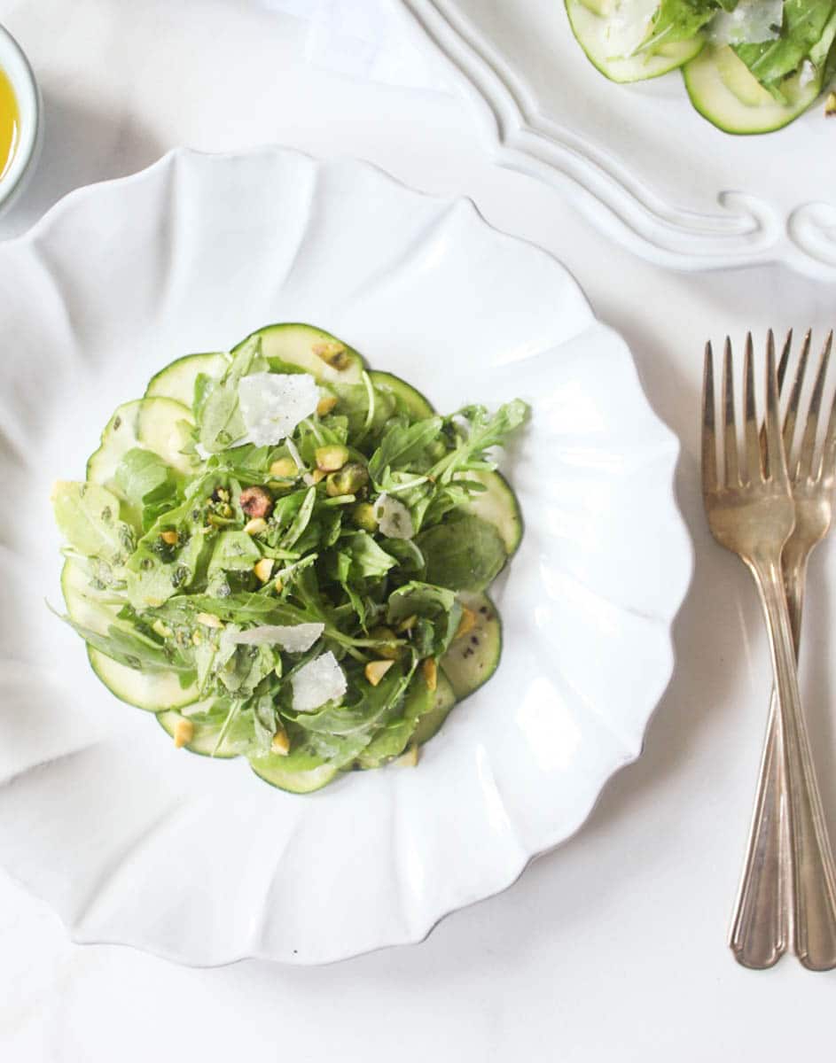Arugula-Salad-with-Shaved-Zucchini-Pistachios-and-Parmesan-3